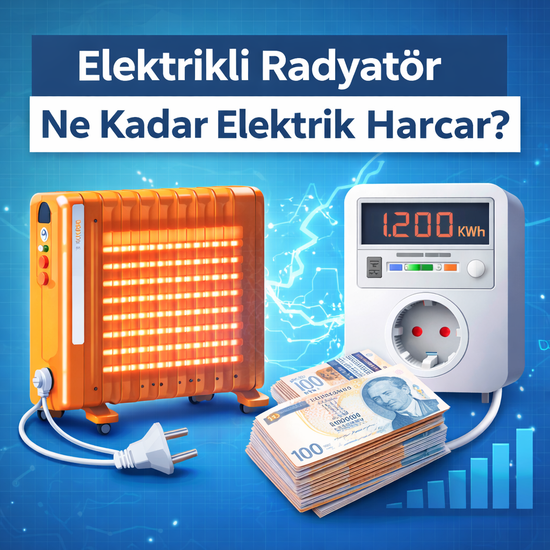 Elektrikli Radyatör Ne Kadar Elektrik Harcar?