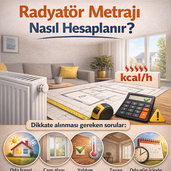 Radyatör Metrajı Nasıl Hesaplanır?