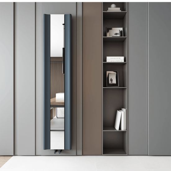 Carisa Burano Mirror Dikey Alüminyum Radyatör Modern Tasarım Antrasit