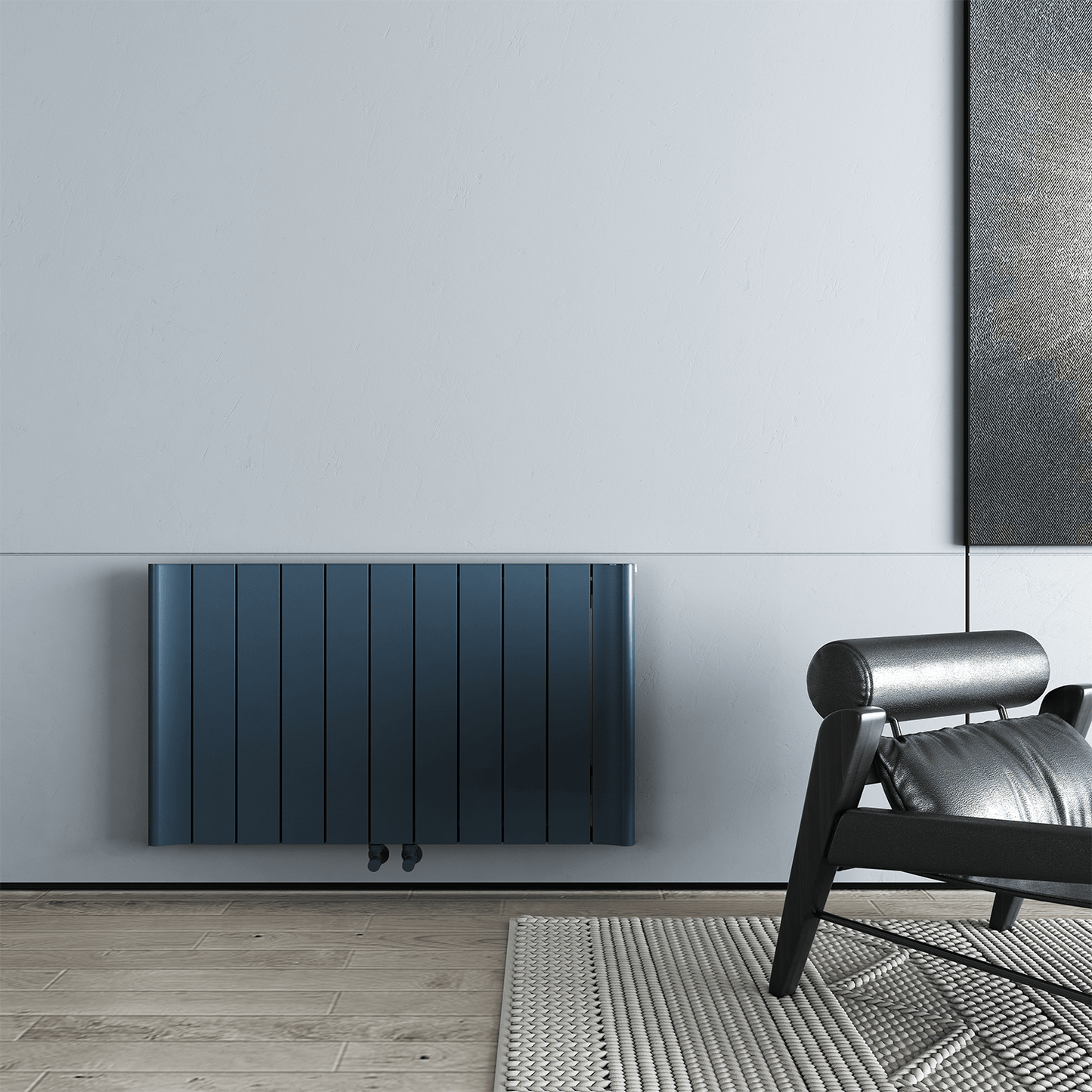 Carisa Burano Yatay Alüminyum Radyatör Modern Tasarım Antrasit