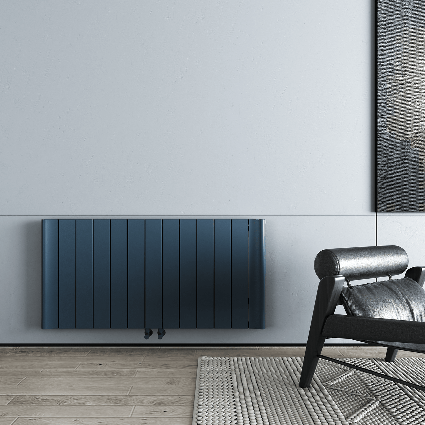 Carisa Burano Yatay Alüminyum Radyatör Modern Tasarım Antrasit