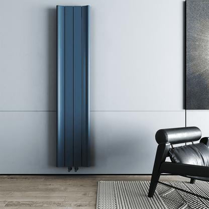 Carisa Burano Dikey Alüminyum Radyatör Modern Tasarım Antrasit
