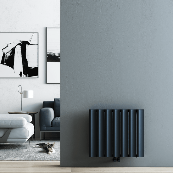 Carisa Burano S Yatay Alüminyum Radyatör Modern Tasarım Antrasit