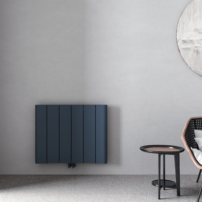 Carisa Curvy Yatay Alüminyum Radyatör Modern Tasarım Antrasit