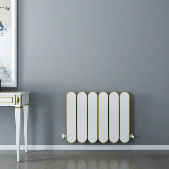 Carisa Magico Yatay Alüminyum Radyatör Modern Tasarım Beyaz