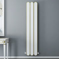 Carisa Magico Dikey Alüminyum Radyatör Modern Tasarım Beyaz