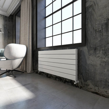 Carisa Nemo Double Xl Yatay Alüminyum Radyatör Modern Tasarım Beyaz