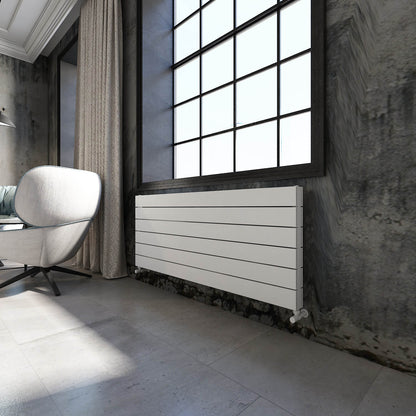 Carisa Nemo Double Xl Yatay Alüminyum Radyatör Modern Tasarım Beyaz