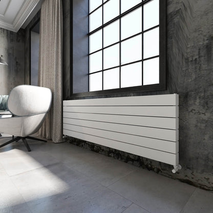 Carisa Nemo Double Xl Yatay Alüminyum Radyatör Modern Tasarım Beyaz