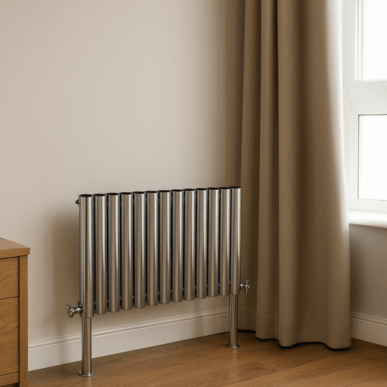 Carisa Mistral F Yatay Paslanmaz Çelik Radyatör Modern Tasarım Ayna Polisaj