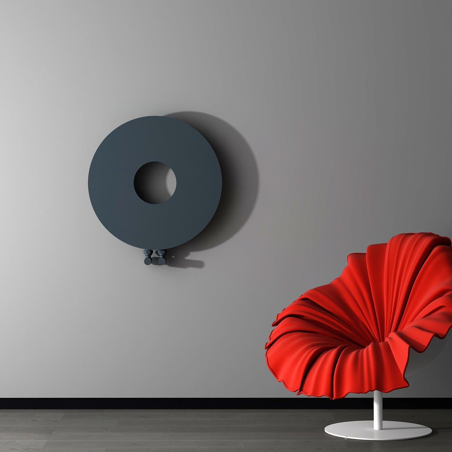 Carisa Rochester İnce Tasarım Çelik Radyatör Modern Tasarım Antrasit