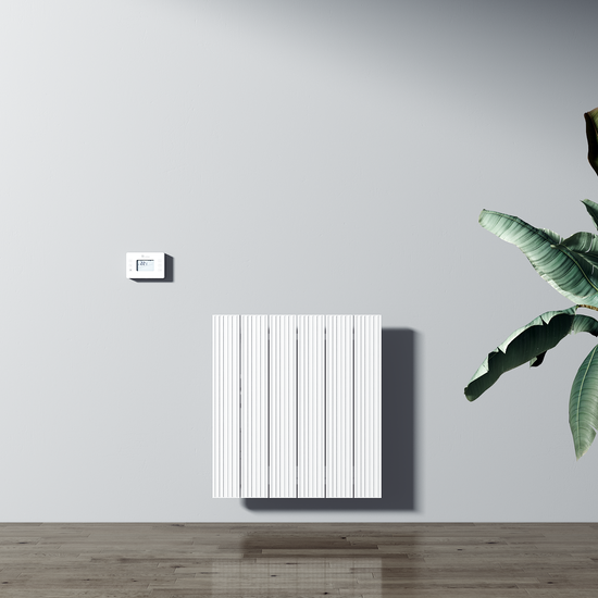 Carisa Boreas M Yatay Elektrikli Radyatör Modern Tasarım Beyaz