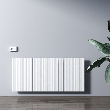 Carisa Boreas M Yatay Elektrikli Radyatör Modern Tasarım Beyaz
