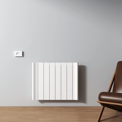 Carisa Boreas B Yatay Elektrikli Radyatör Modern Tasarım Beyaz