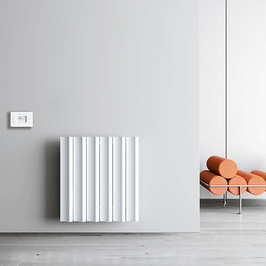 Carisa Boreas S Yatay Elektrikli Radyatör Modern Tasarım Beyaz