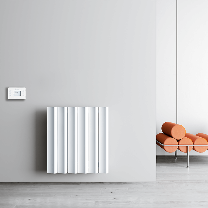 Carisa Boreas S Yatay Elektrikli Radyatör Modern Tasarım Beyaz