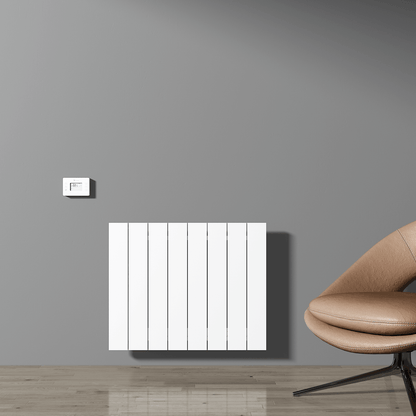 Carisa Boreas N Yatay Elektrikli Radyatör Modern Tasarım Beyaz