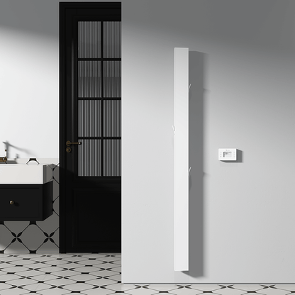 Carisa Boreas Notus S Dikey Elektrikli Radyatör Modern Tasarım Beyaz