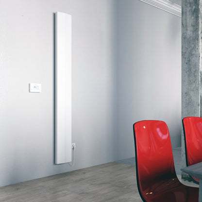 Carisa Notus V Dikey Elektrikli Radyatör Modern Tasarım Beyaz