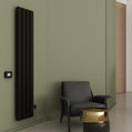 Carisa Notus Z Dikey Elektrikli Radyatör Modern Tasarım Siyah