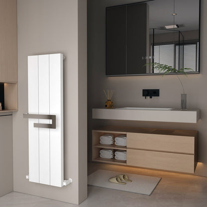 Carisa Elvino Bath Alüminyum Havlupan Modern Tasarım Beyaz