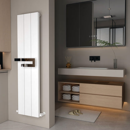 Carisa Elvino Bath Alüminyum Havlupan Modern Tasarım Beyaz