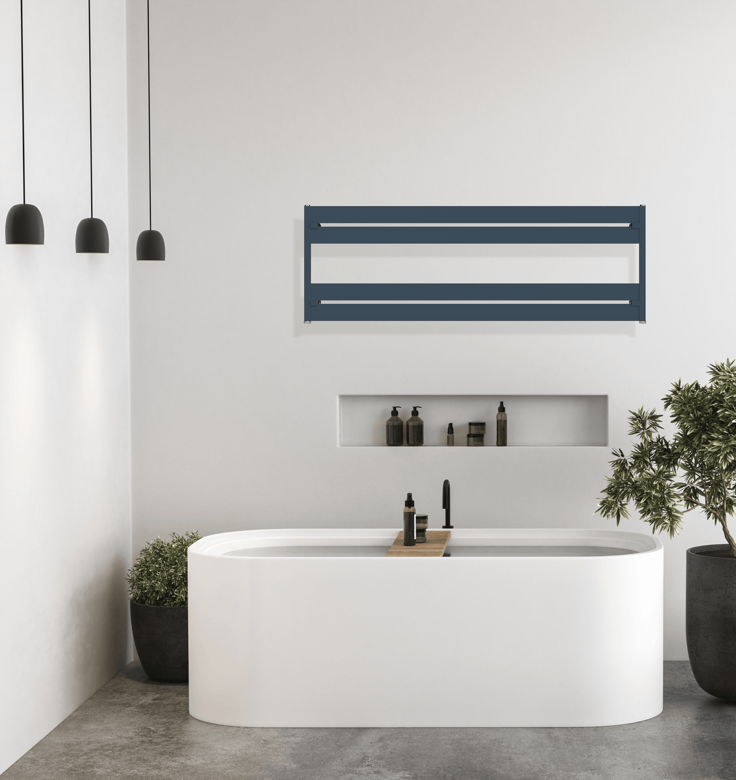 Carisa Mack Bath H Alüminyum Havlupan Modern Tasarım Antrasit