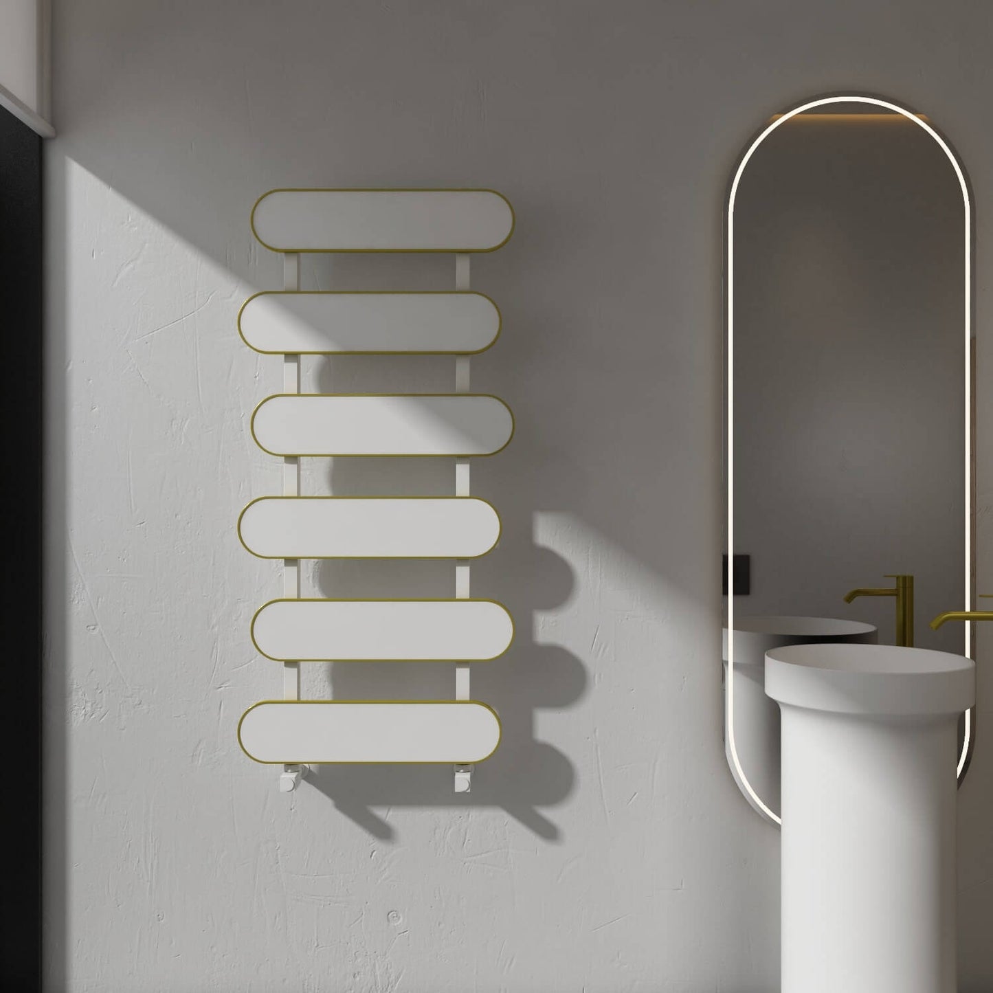 Carisa Magico Bath Alüminyum Havlupan Modern Tasarım Beyaz