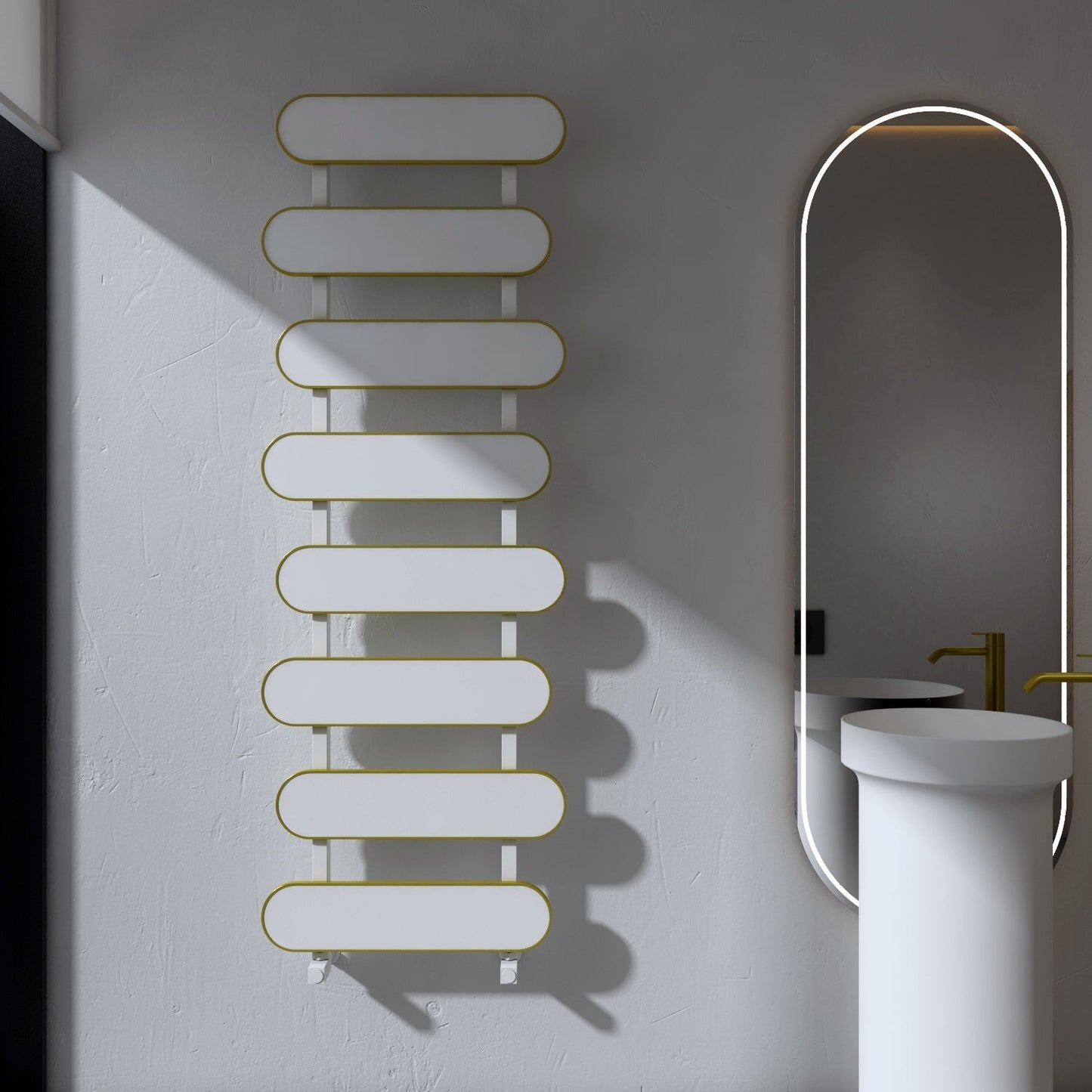 Carisa Magico Bath Alüminyum Havlupan Modern Tasarım Beyaz