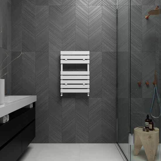 Carisa Plata Bath Alüminyum Havlupan Modern Tasarım Beyaz