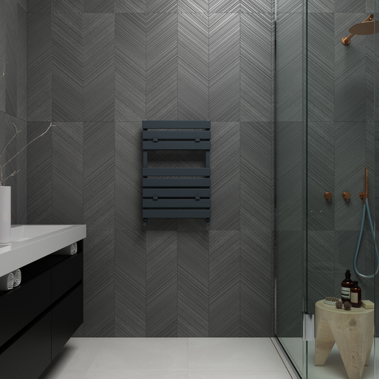 Carisa Plata Bath Alüminyum Havlupan Modern Tasarım Antrasit