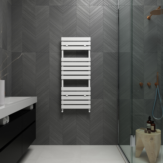 Carisa Plata Bath Alüminyum Havlupan Modern Tasarım Beyaz