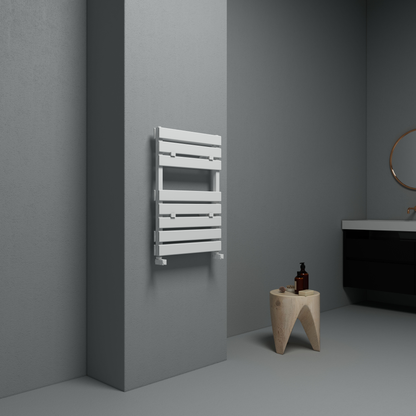 Carisa Plata Double Bath Alüminyum Havlupan Modern Tasarım Beyaz