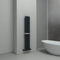 Carisa PLAY BATH RAL 9005 KUMLU SİYAH/STANDART BAĞLANTI(İKİ YAN-ALT-ÜST-ÇAPRAZ)/ALÜMİNYUM HAVLUPAN/BANYO RADYATÖRÜ