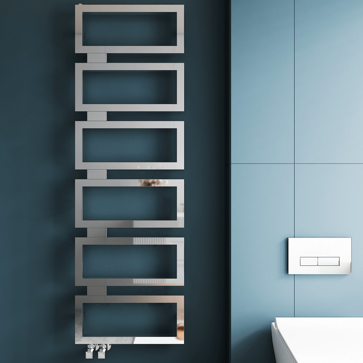 Carisa Beck Paslanmaz Çelik Havlupan Modern Tasarım Ayna Polisaj