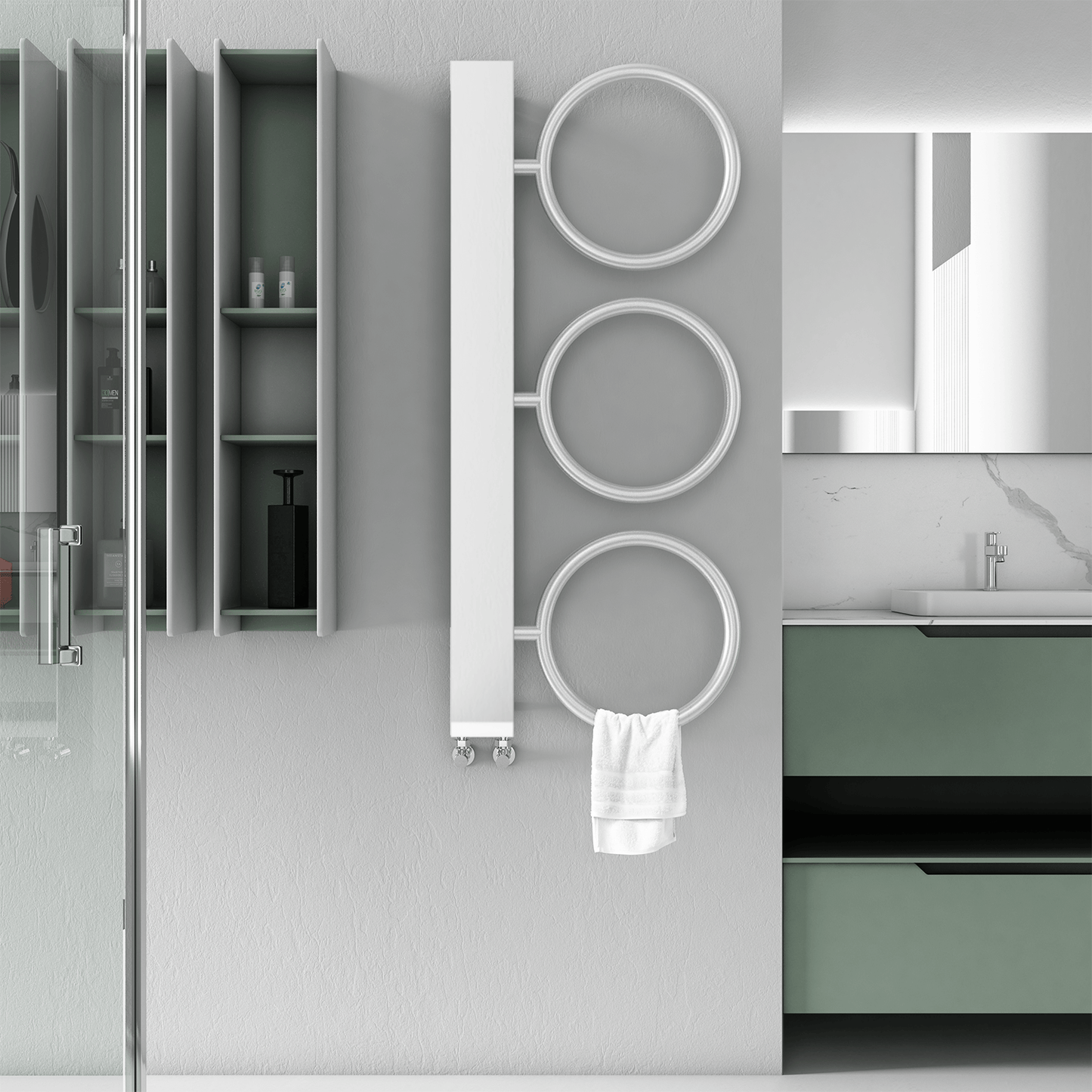 Carisa Castor Paslanmaz Çelik Havlupan Modern Tasarım Satine