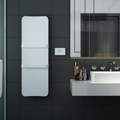 Carisa Boreas Flat Dikey Elektrikli Radyatör Modern Tasarım Beyaz