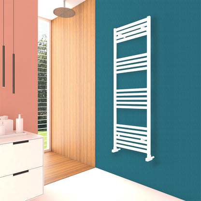 Carisa FAME 0700*0500*10/RAL 9016 KUMLU BEYAZ/STANDART BAĞLANTI(İKİ YAN-ALT-ÜST-ÇAPRAZ)/ALÜMİNYUM HAVLUPAN/BANYO RADYATÖRÜ