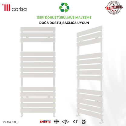 Carisa Plata Bath Alüminyum Havlupan Modern Tasarım Beyaz