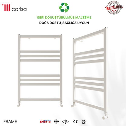 Carisa Frame Alüminyum Havlupan Modern Tasarım Beyaz