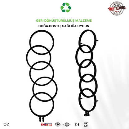 Carisa Oz Paslanmaz Çelik Havlupan Modern Tasarım