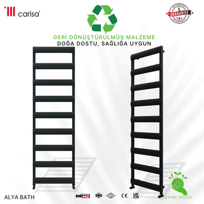 Carisa Alya Bath Alüminyum Havlupan Modern Tasarım Antrasit