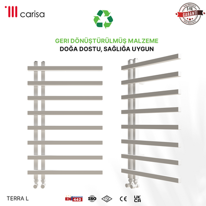 Carisa Terra L Alüminyum Havlupan Modern Tasarım Beyaz - Carisa