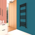 Carisa FAME 0500*0680*12/RAL 9005 KUMLU SİYAH/STD.BAĞL.(İKİ YAN ALT-ÜST ÇAPRAZ)/ALM.HAVLUPAN/BANYO RADYATÖRÜ