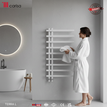 Carisa Terra L Alüminyum Havlupan Modern Tasarım Beyaz - Carisa