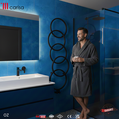 Carisa Oz Paslanmaz Çelik Havlupan Modern Tasarım