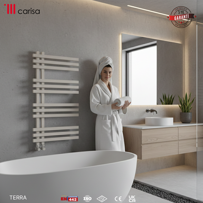 Carisa Terra Alüminyum Havlupan Modern Tasarım Beyaz - Carisa
