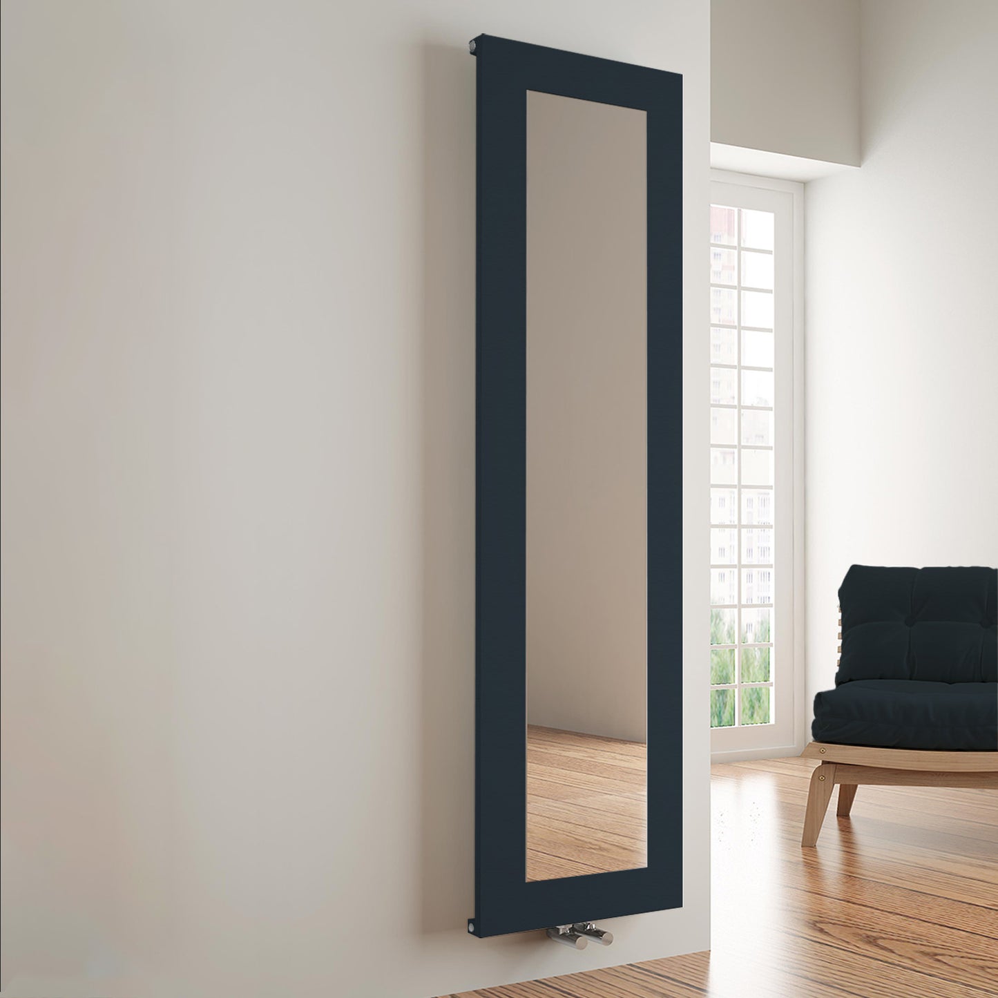 Carisa QUADRO 1610*0280*03/RAL 7016 KUMLU ANTRASİT/HB(ORTA)/ALÜMİNYUM RADYATÖR
