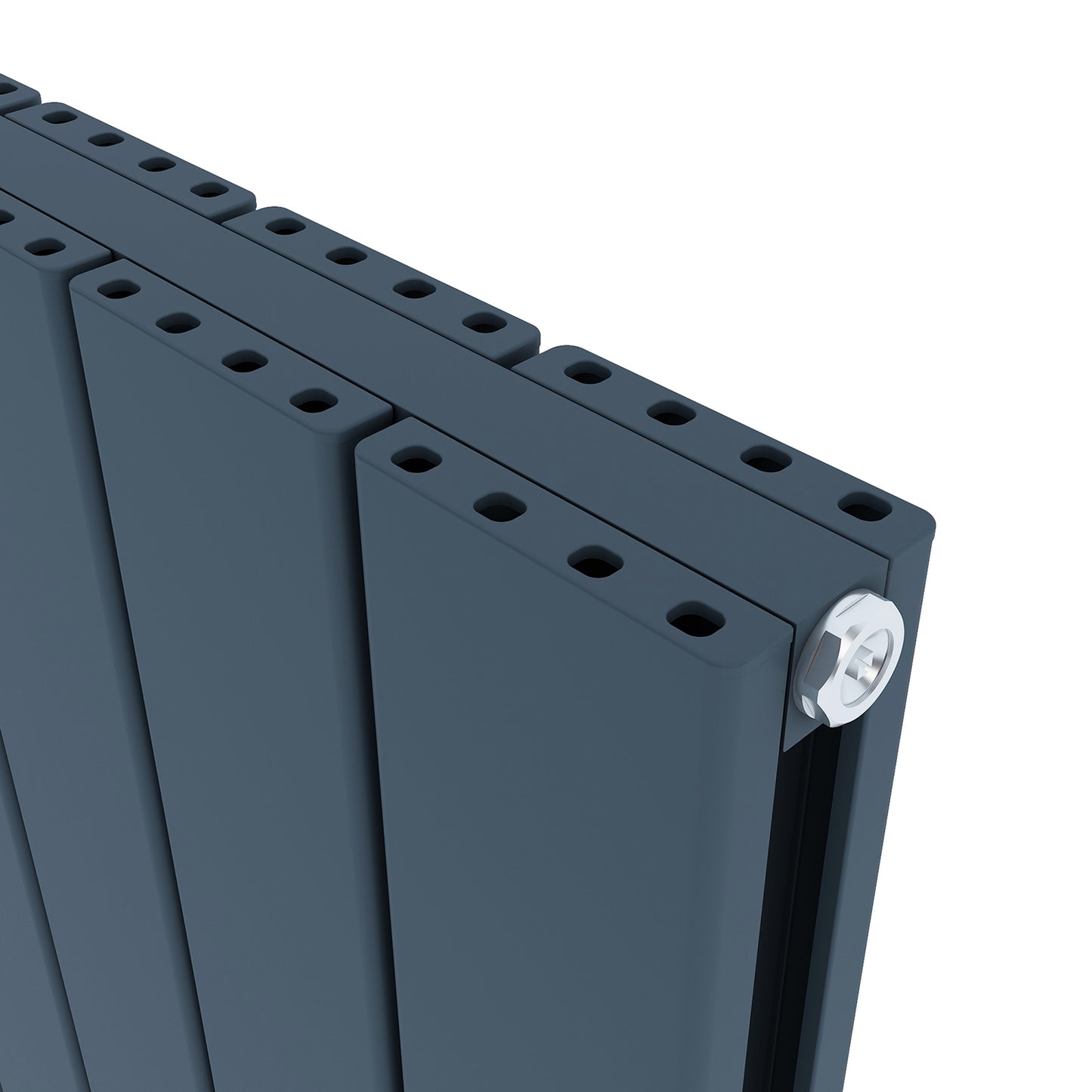 Carisa Angers Yatay Alüminyum Radyatör Modern Tasarım Antrasit