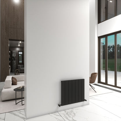 Carisa Angers Double Yatay Alüminyum Radyatör Modern Tasarım Siyah
